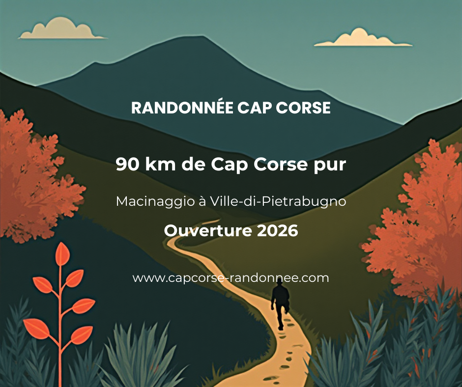 Traversée du Cap Corse en randonnée : le sentier Macinaggio – Ville-di-Pietrabugno de 90 km est lancé en 2026 !